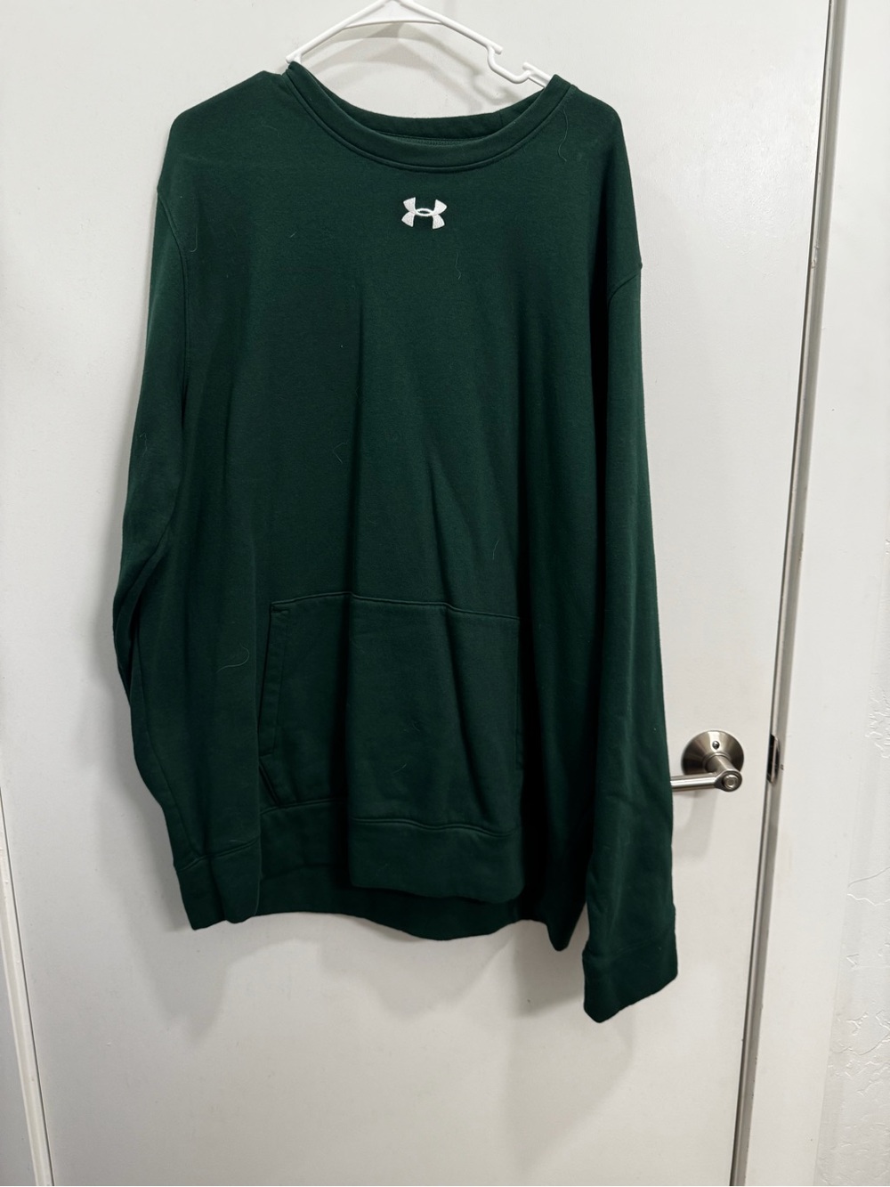 Under Armour Men's Forest Green Crewneck Pullover